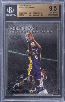 1999-00 Metal #115 Kobe Bryant - BGS GEM MINT 9.5